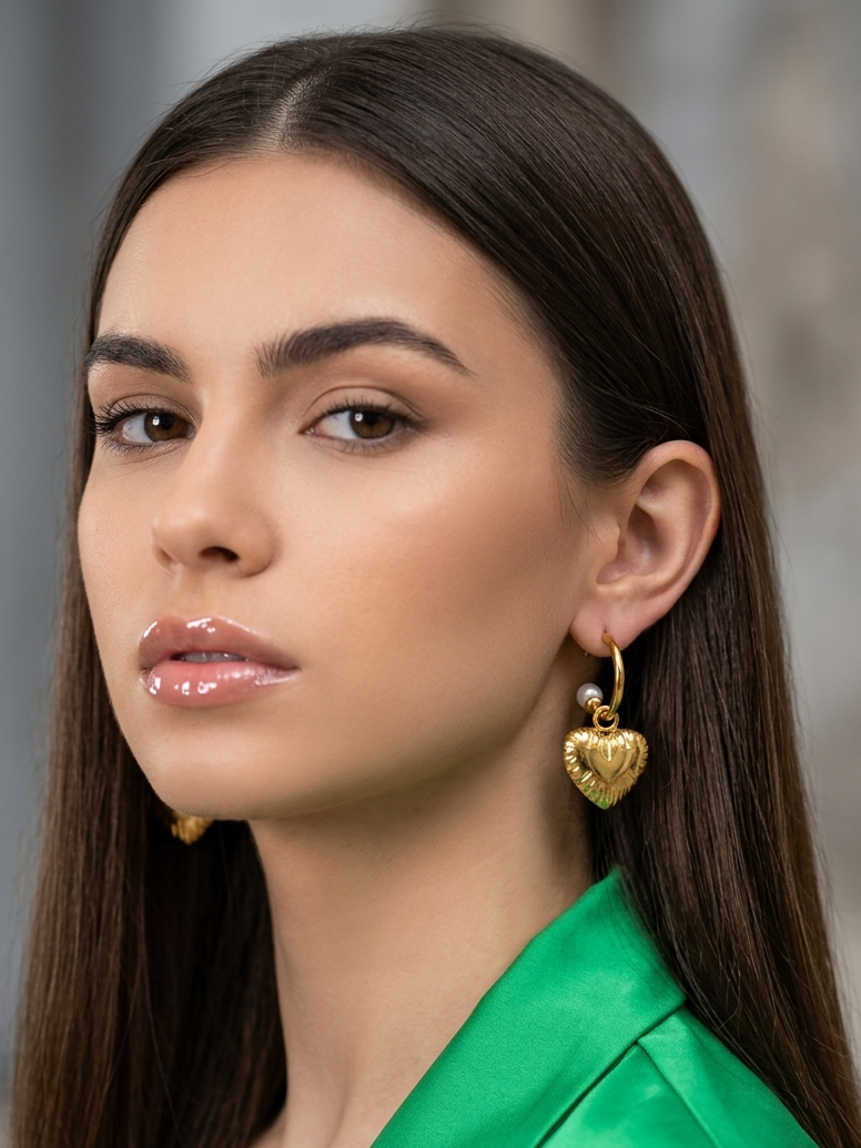 Afterglow hoop studs