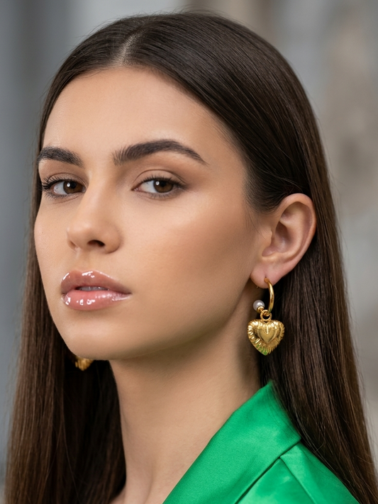 Afterglow hoop studs