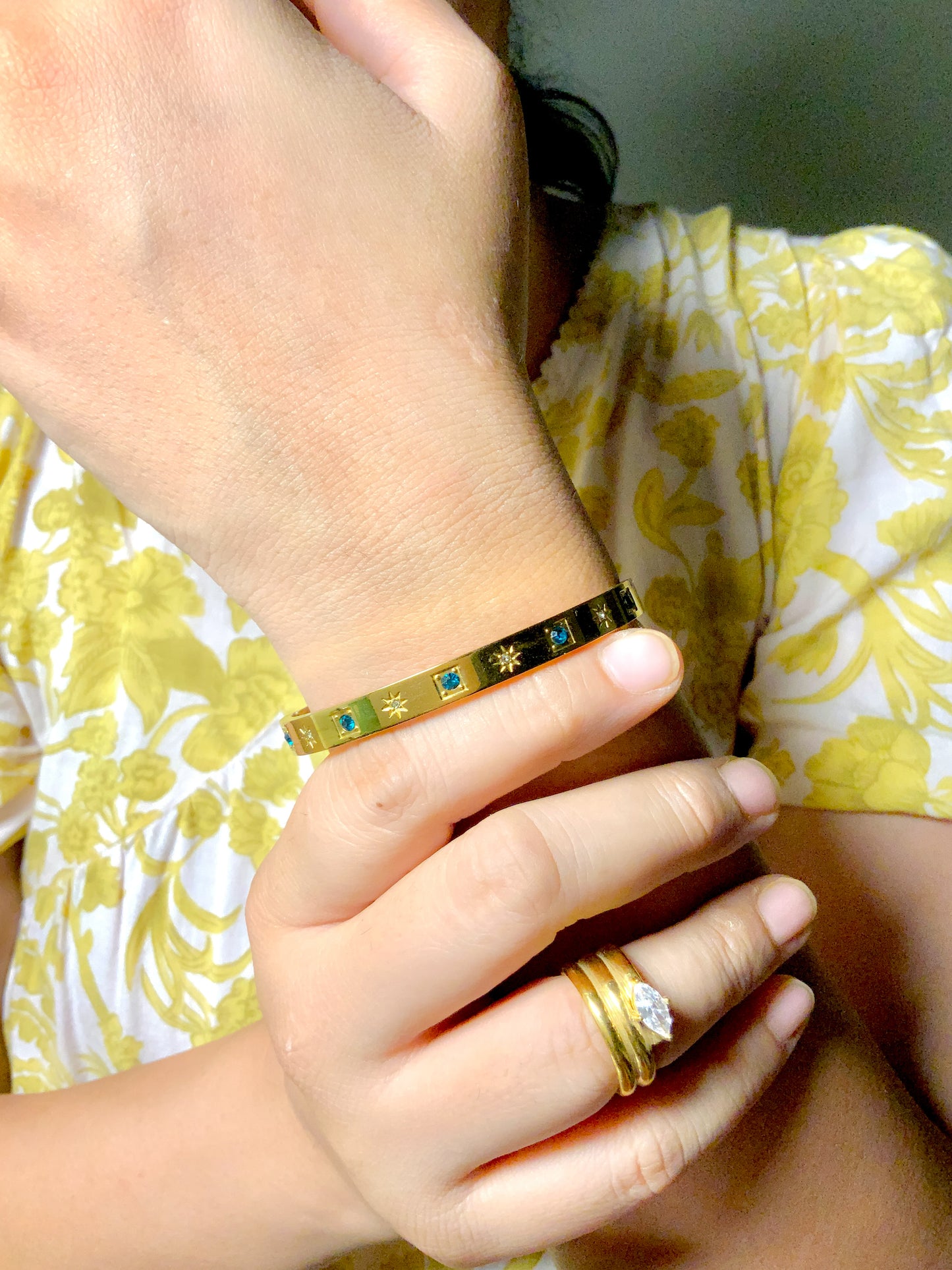 Moonstone cuff