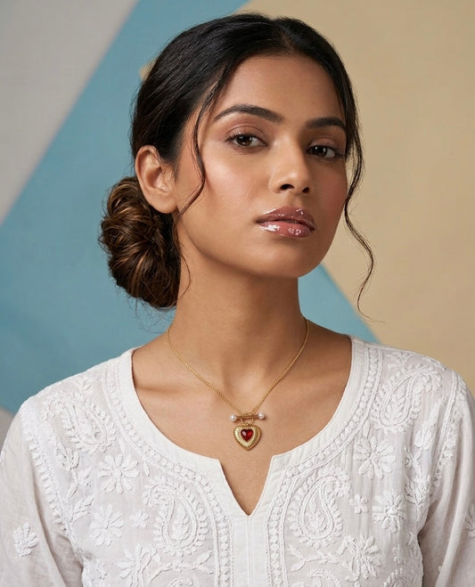 Stolen heart necklace