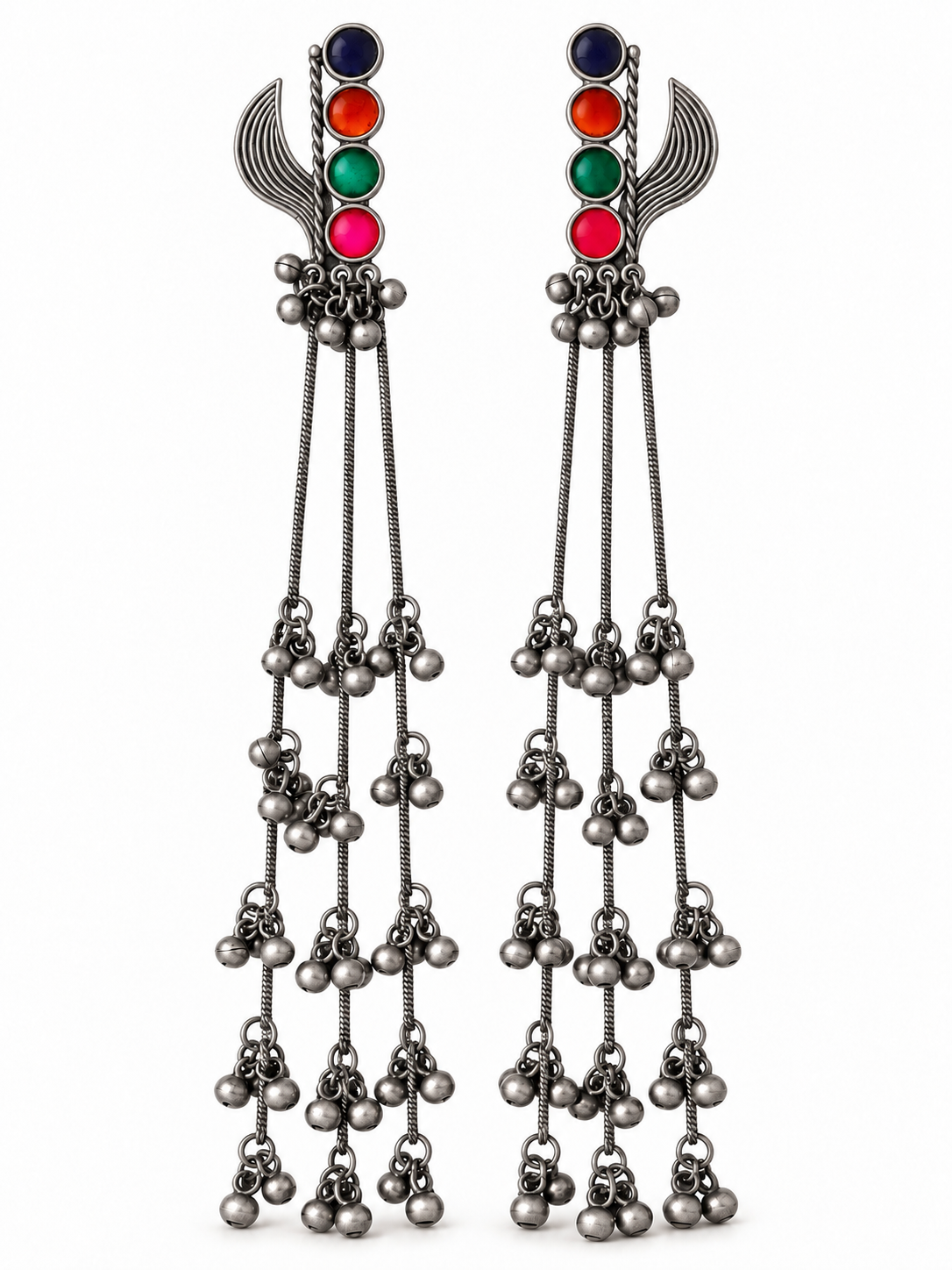 Rangbaaz ghungroo tassel drops