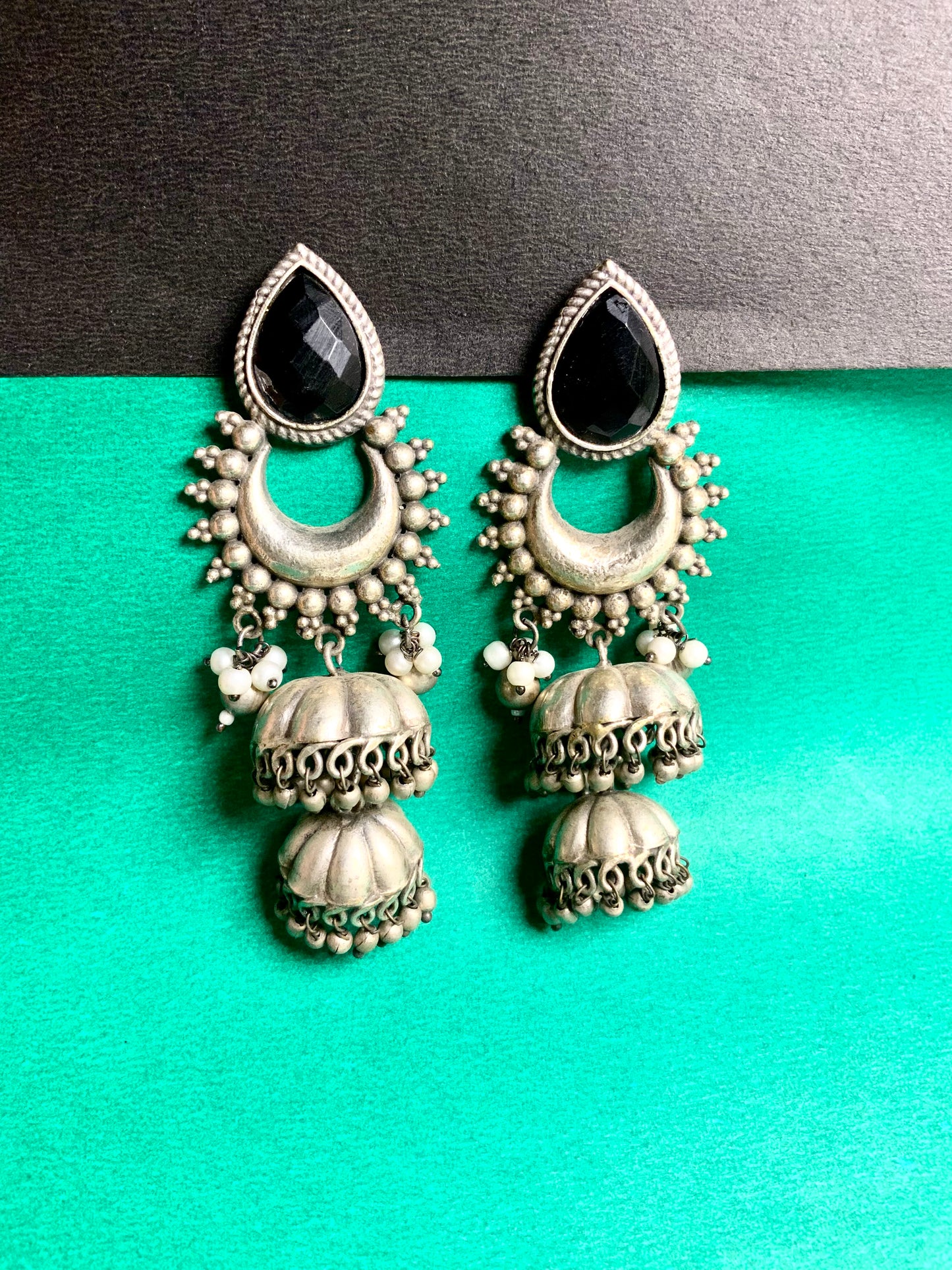 Chaandni jhumkas