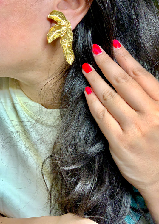 Girl math earrings