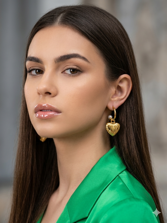 Afterglow hoop studs