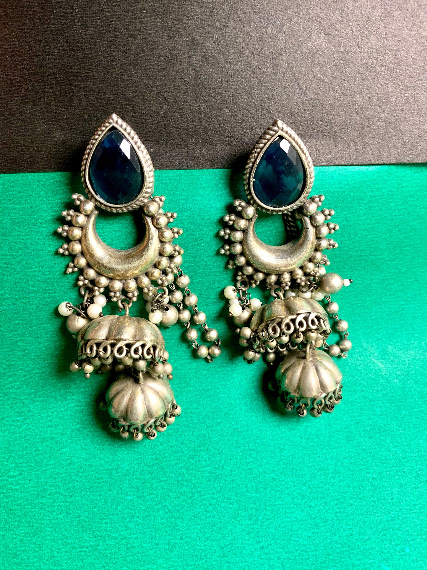 Chaandni jhumkas