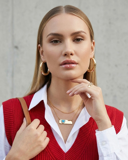 Laila letter necklace