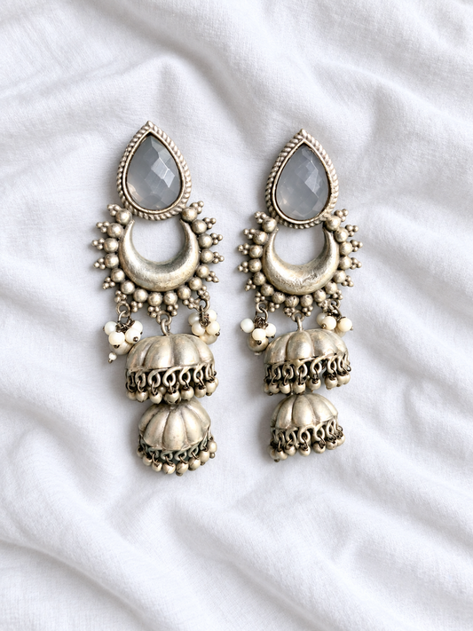 Chandni jhumkas
