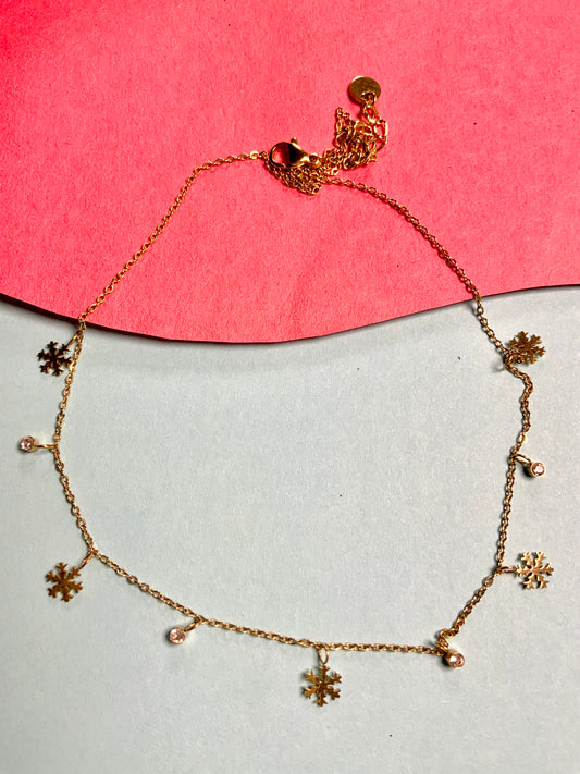 Snowflake necklace