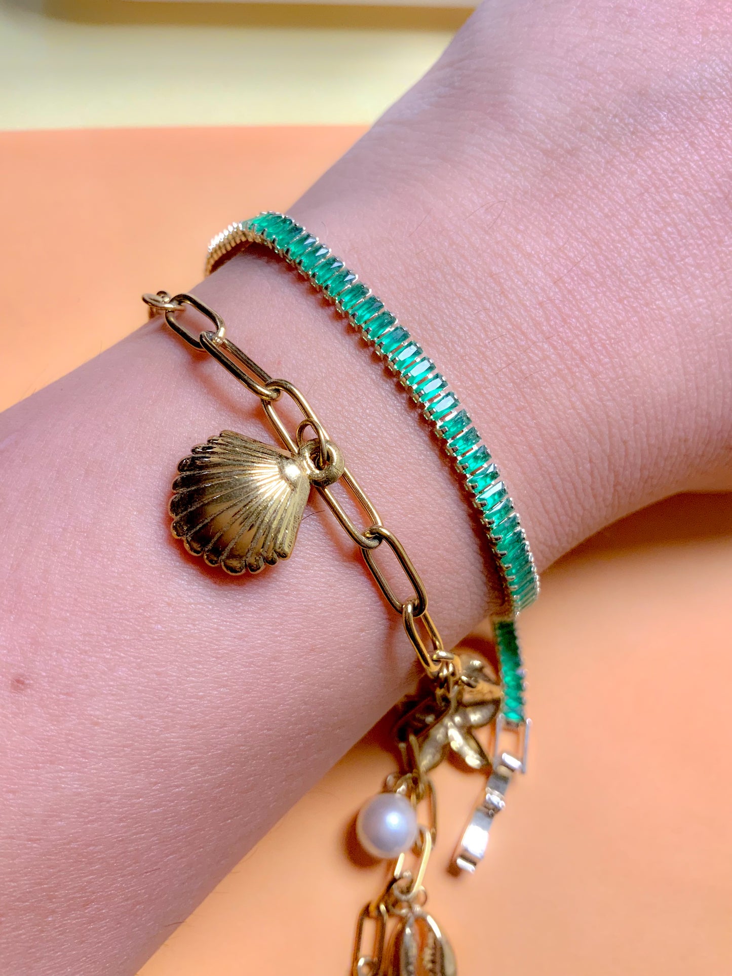 Emerald sequel bracelet