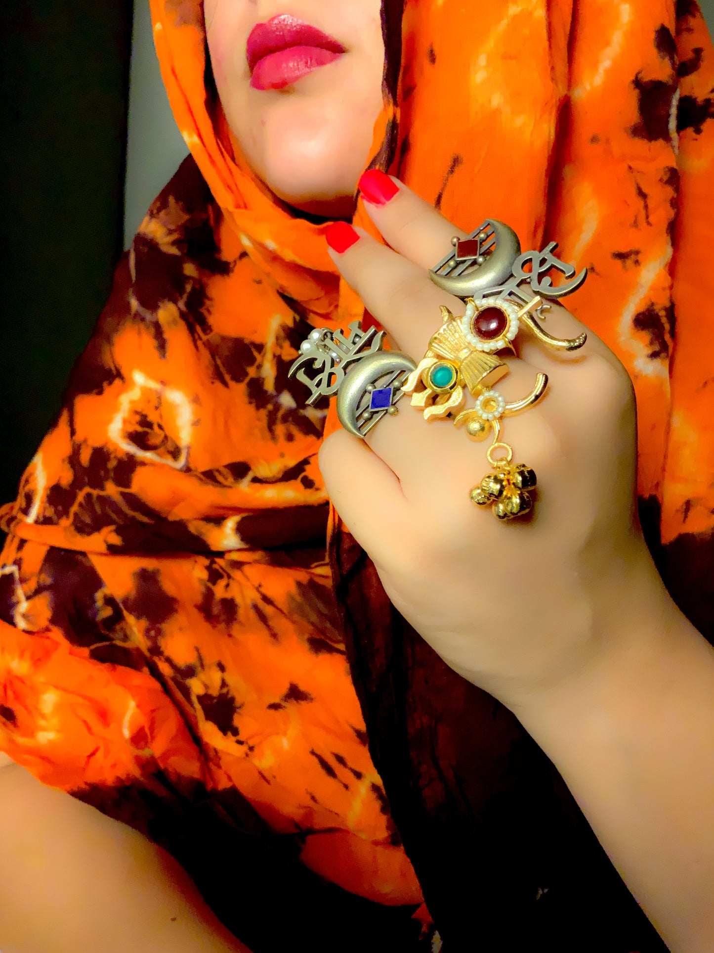 Moksh statement ring
