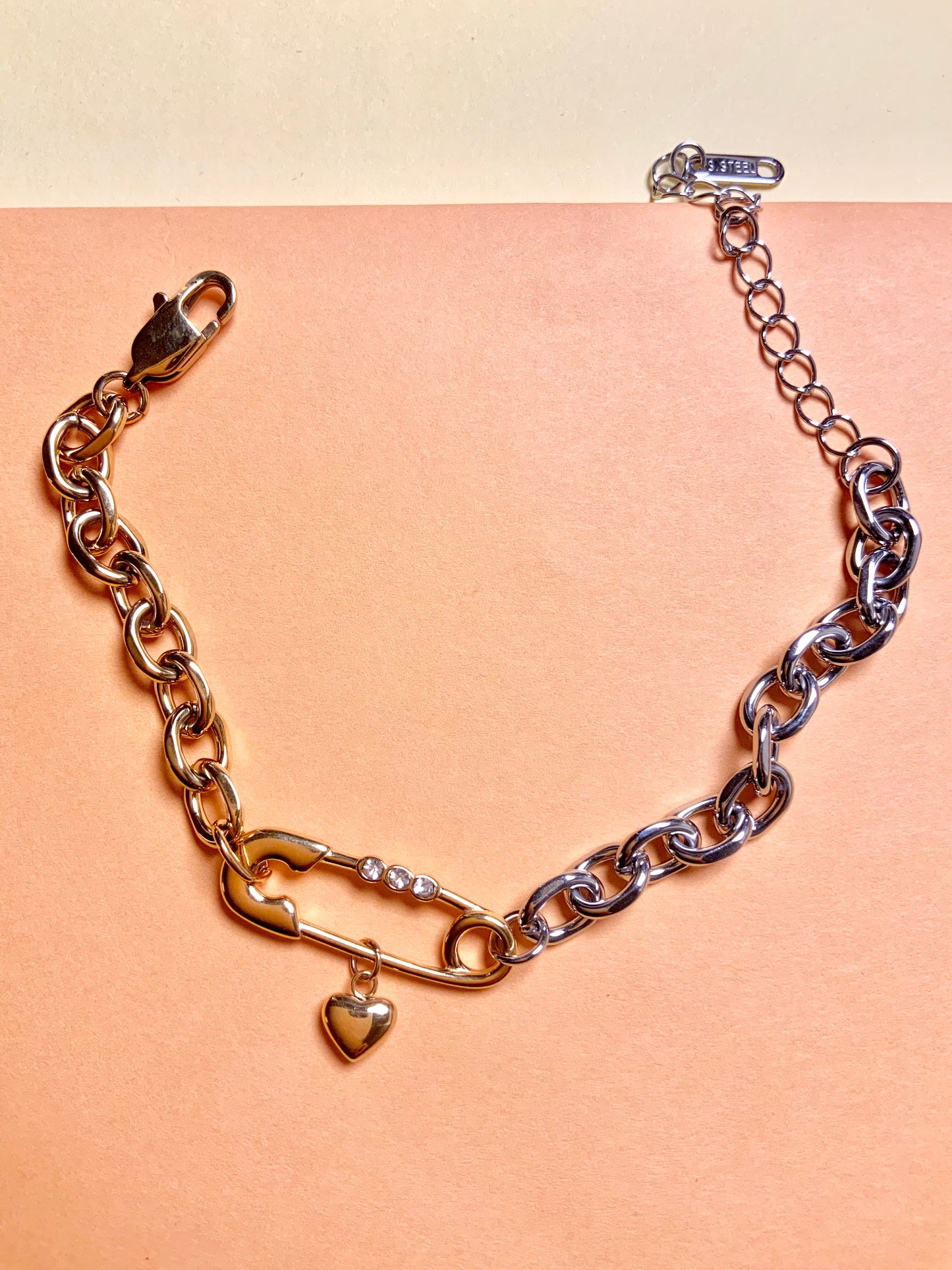 Emo love bracelet