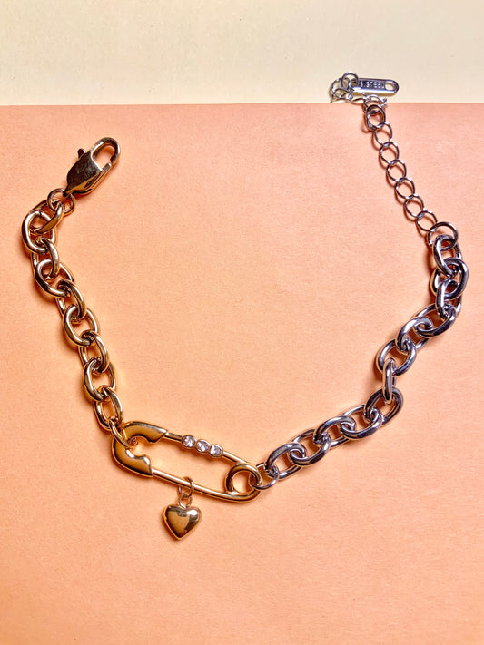 Emo love bracelet