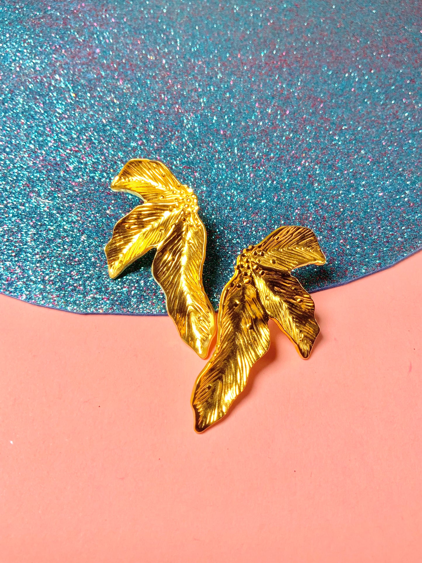 Girl math earrings