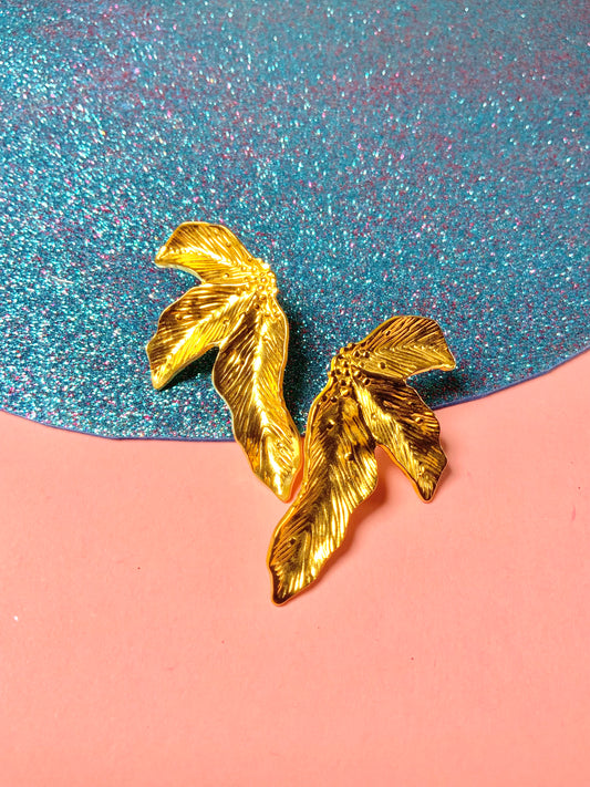 Girl math earrings