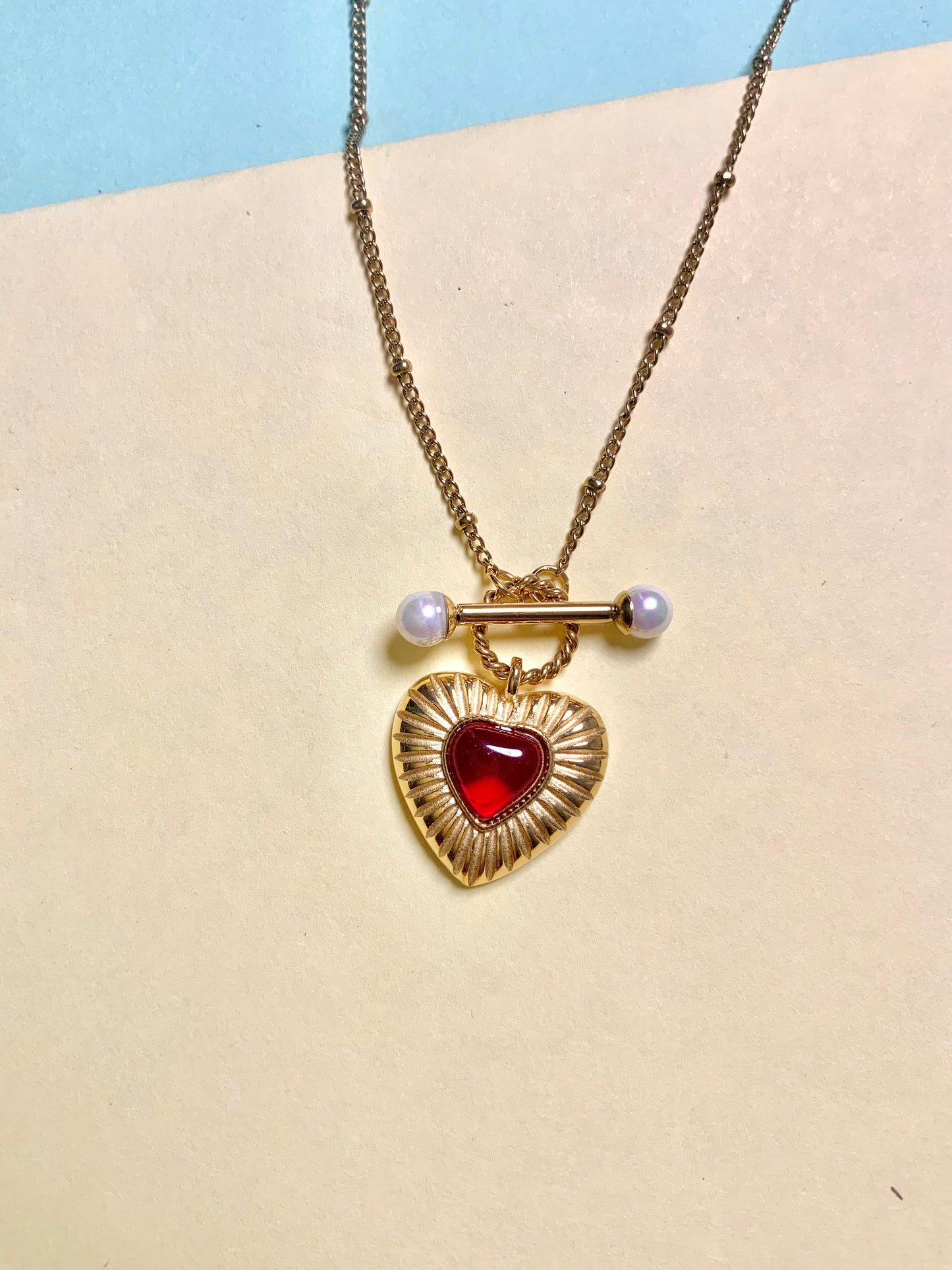 Stolen heart necklace