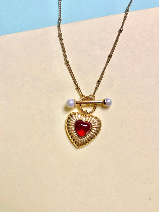 Stolen heart necklace