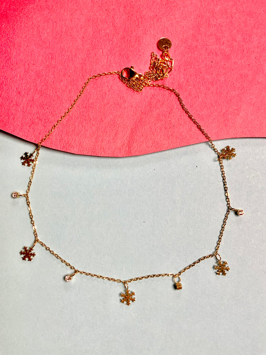Snowflake necklace