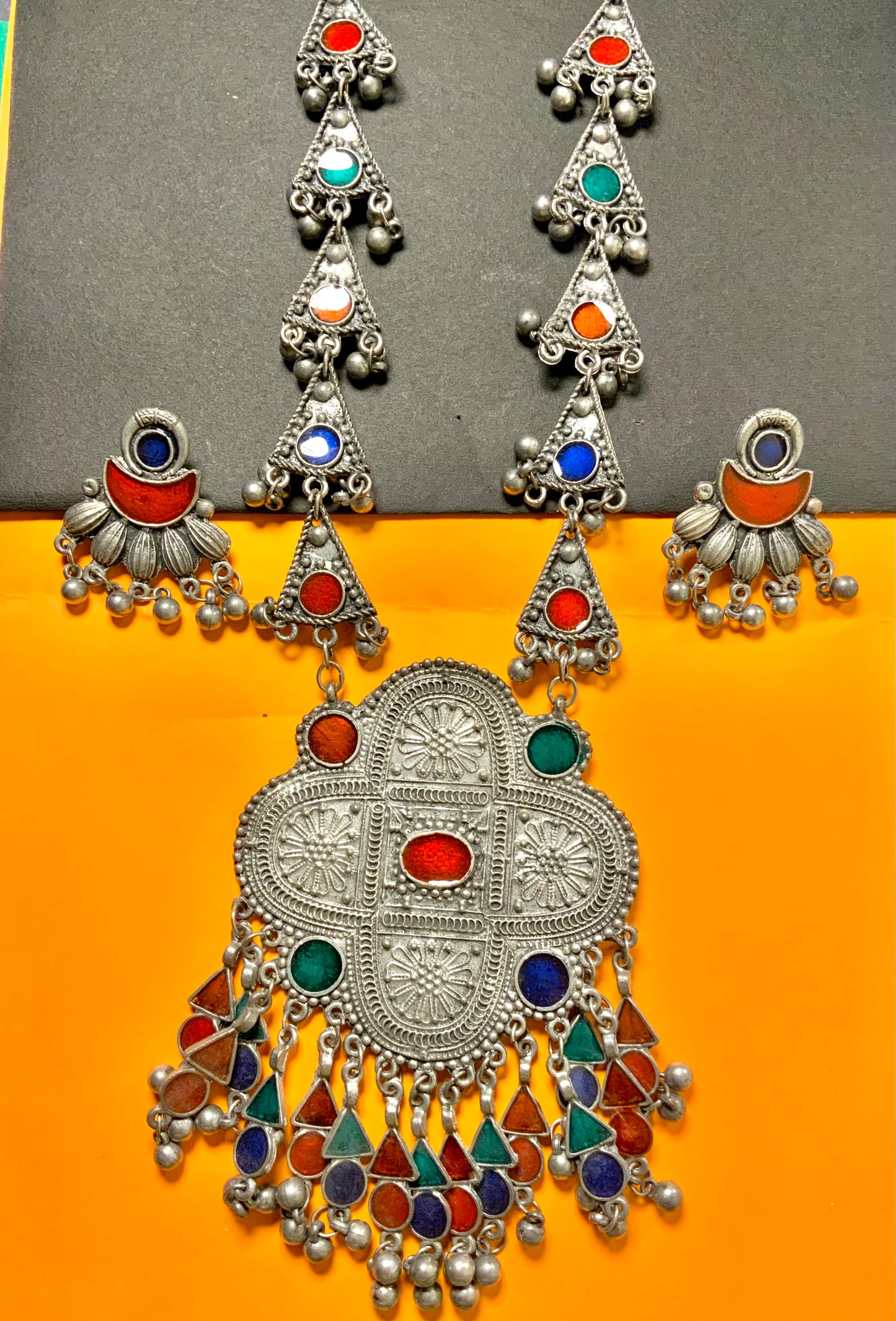 Afsana afghani necklace set