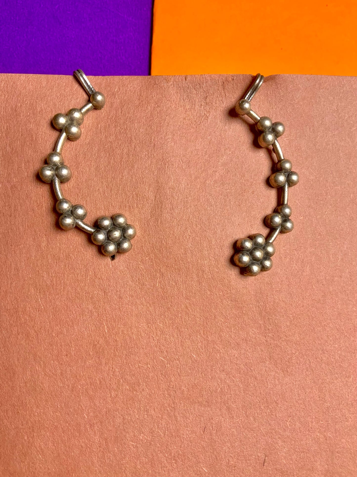 Phool cuff earrings