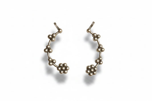 Phool cuff earrings