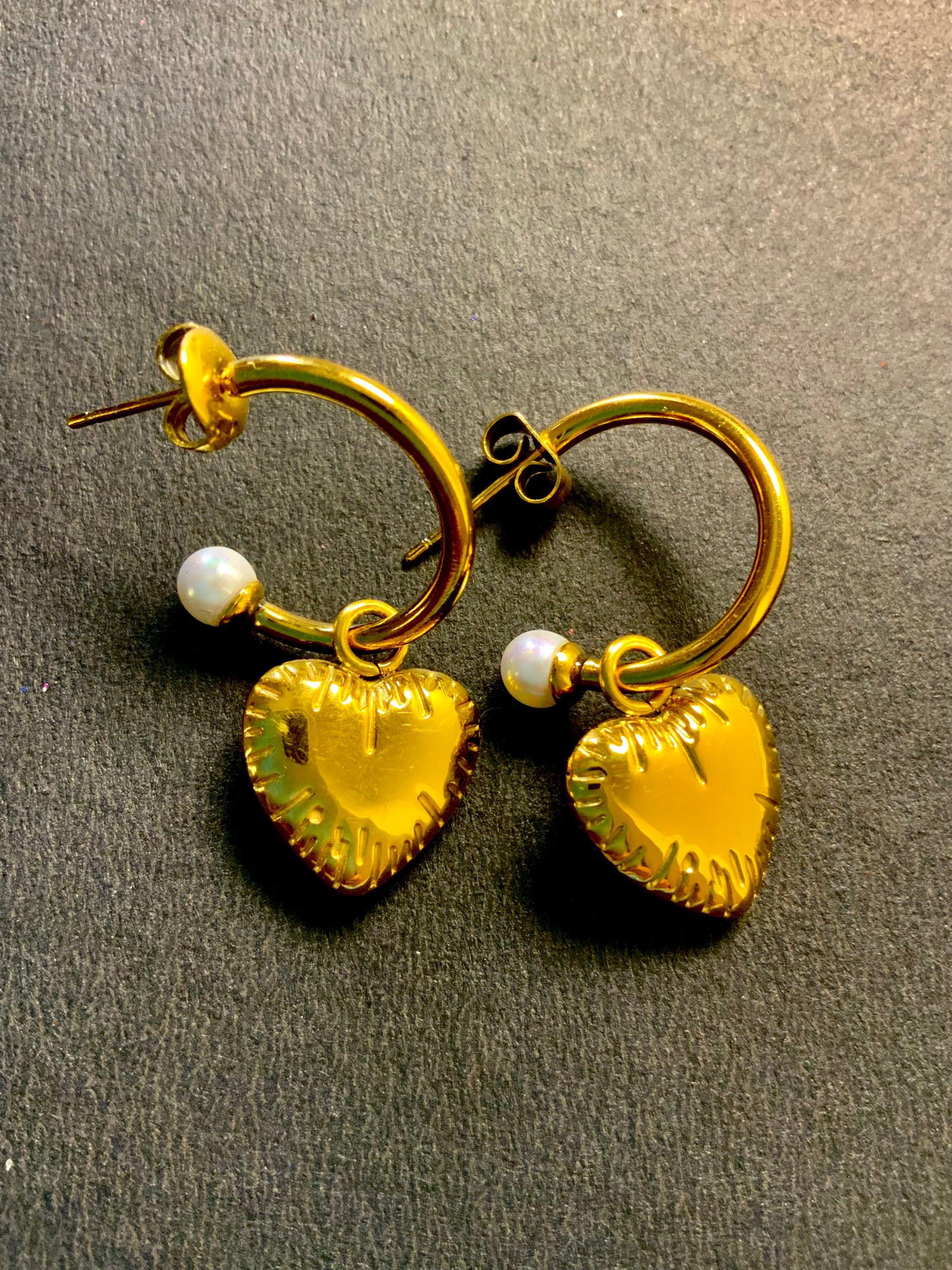 Afterglow hoop studs