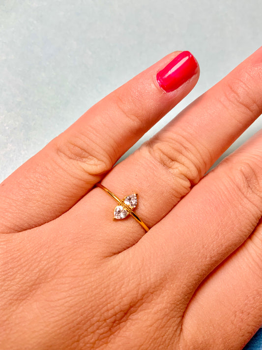 Heart eyes ring