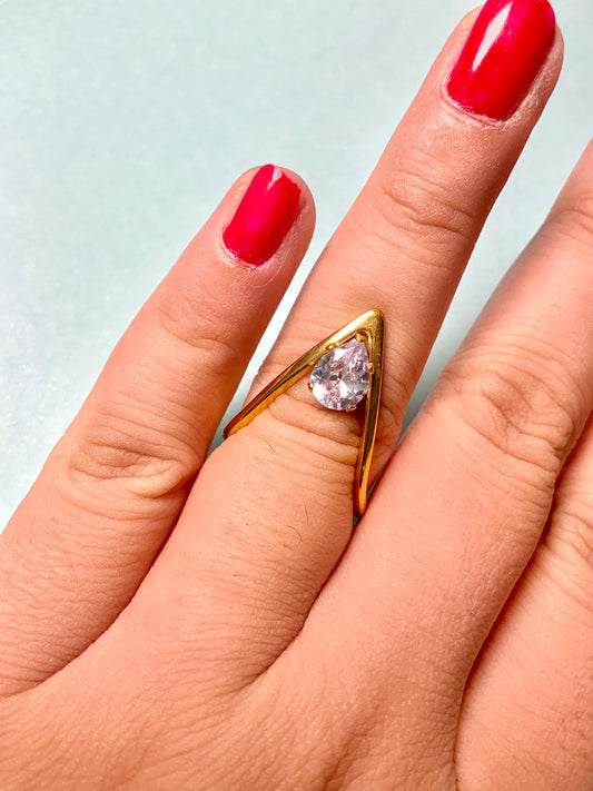 Honey haze ring