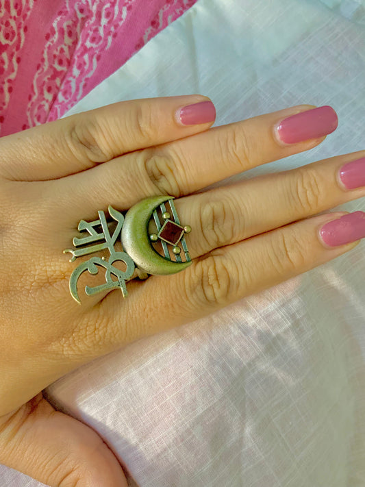 Moksh statement ring