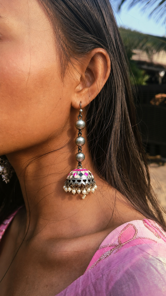 Chandrika jhumkas