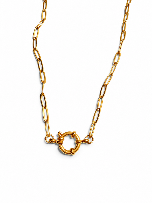 Clasp paperclip chain